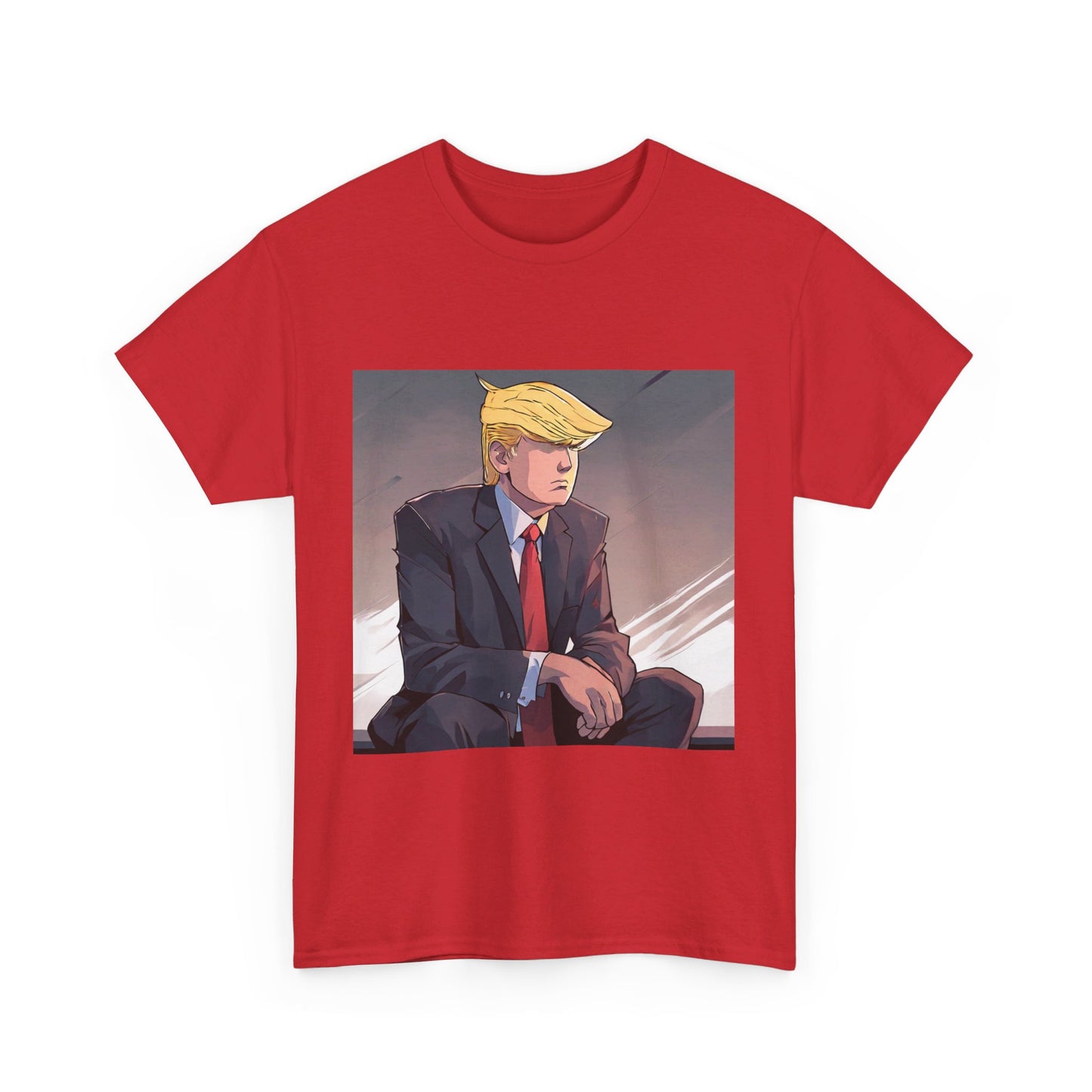 Anime Trump Unisex Cotton Print T-Shirt