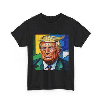 Cubist Trump Unisex Cotton Print T-Shirt