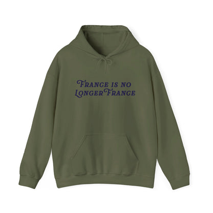 France Is No Longer France Trump Unisex Print Hooded Sweatshirt