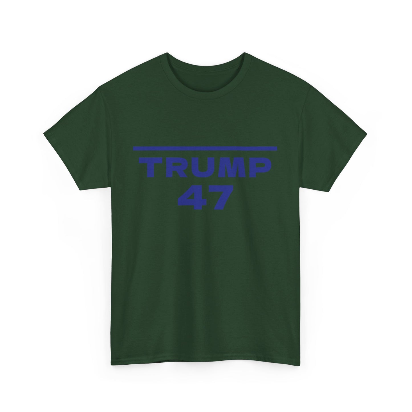 Trump 47 Unisex Cotton Print T-Shirt - Blue