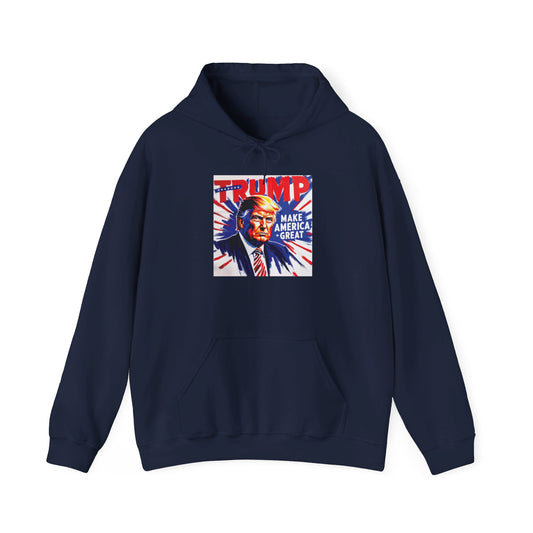 MAGA Trump Unisex Print Hooded Sweatshirt - Two