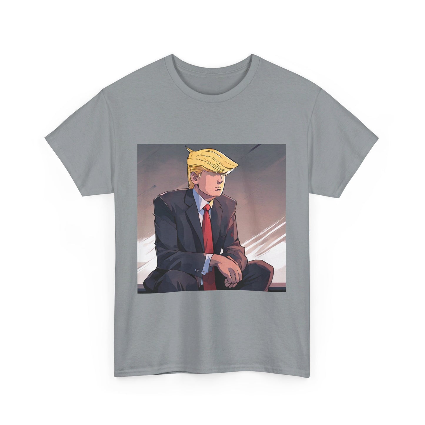 Anime Trump Unisex Cotton Print T-Shirt