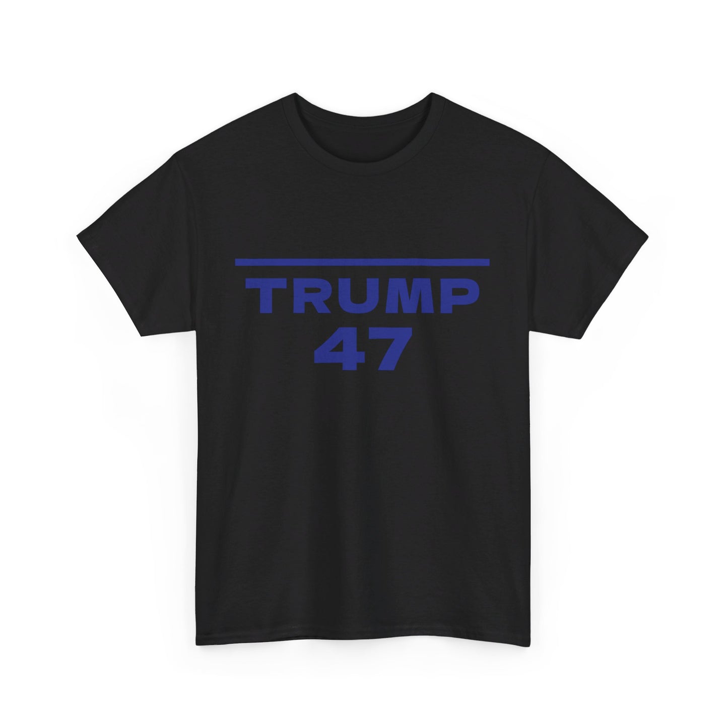 Trump 47 Unisex Cotton Print T-Shirt - Blue