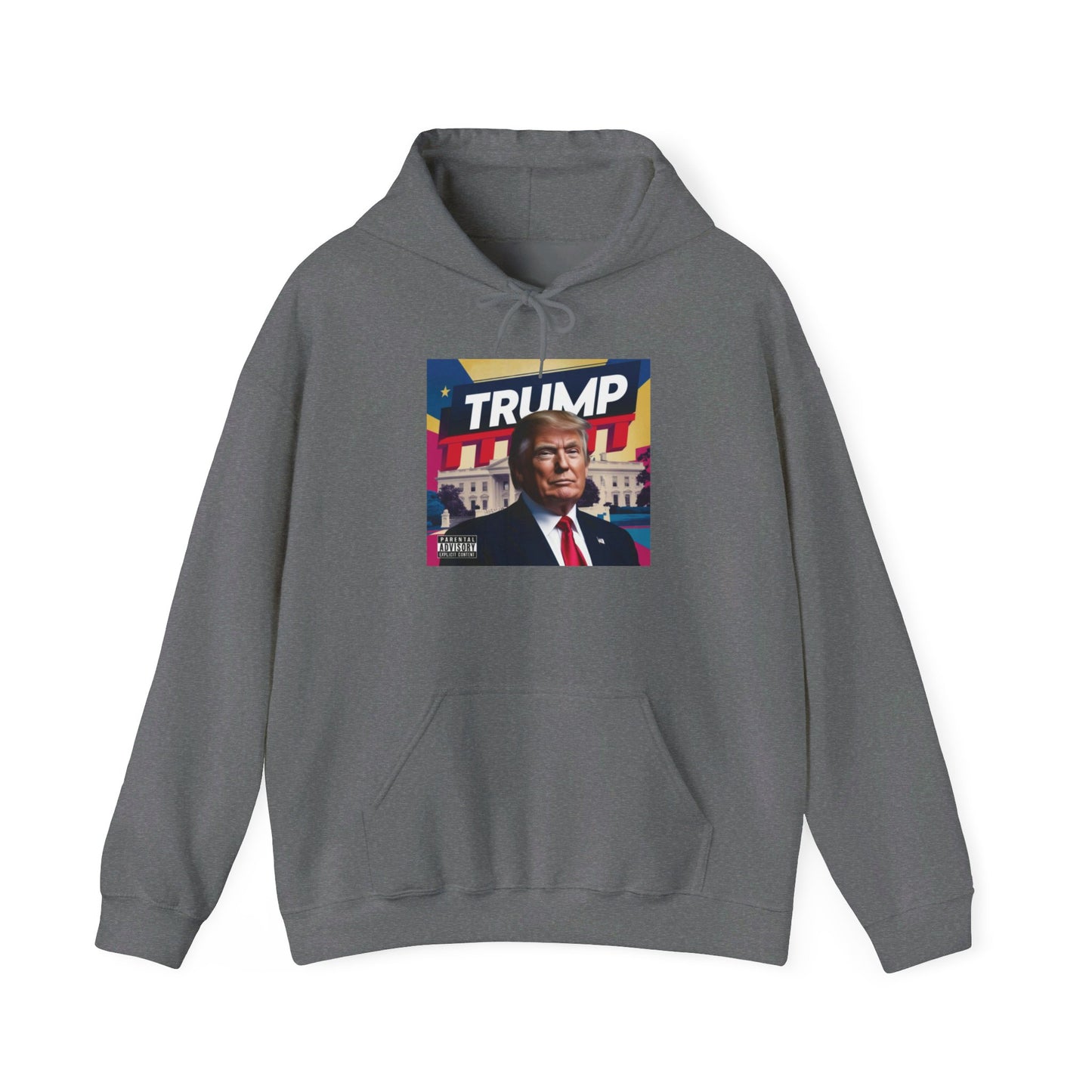 Album Cover Trump Unisex Print Hooded Sweatshirt