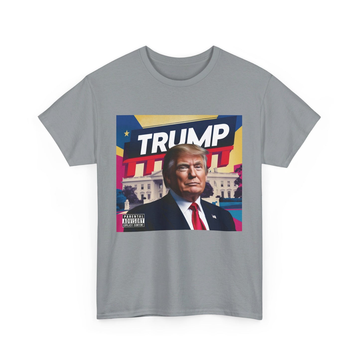 Album Cover Trump Unisex Cotton Print T-Shirt