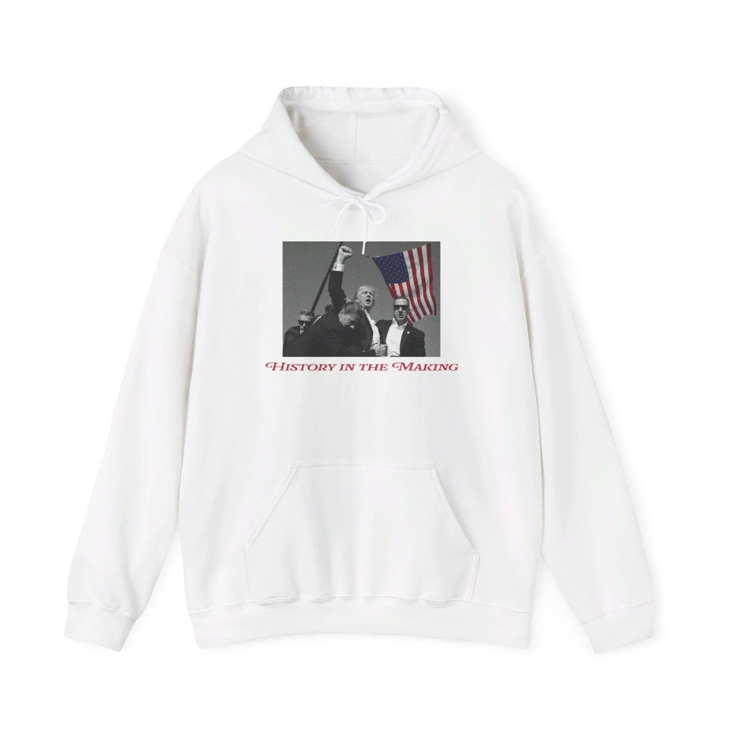 History In The Making Trump Unisex Print Hooded Sweatshirt