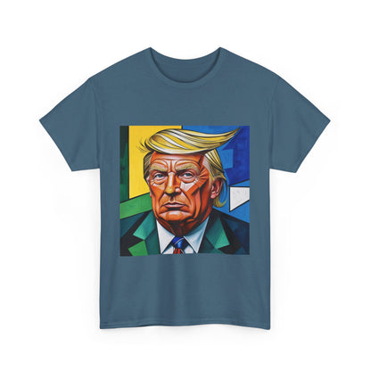 Cubist Trump Unisex Cotton Print T-Shirt