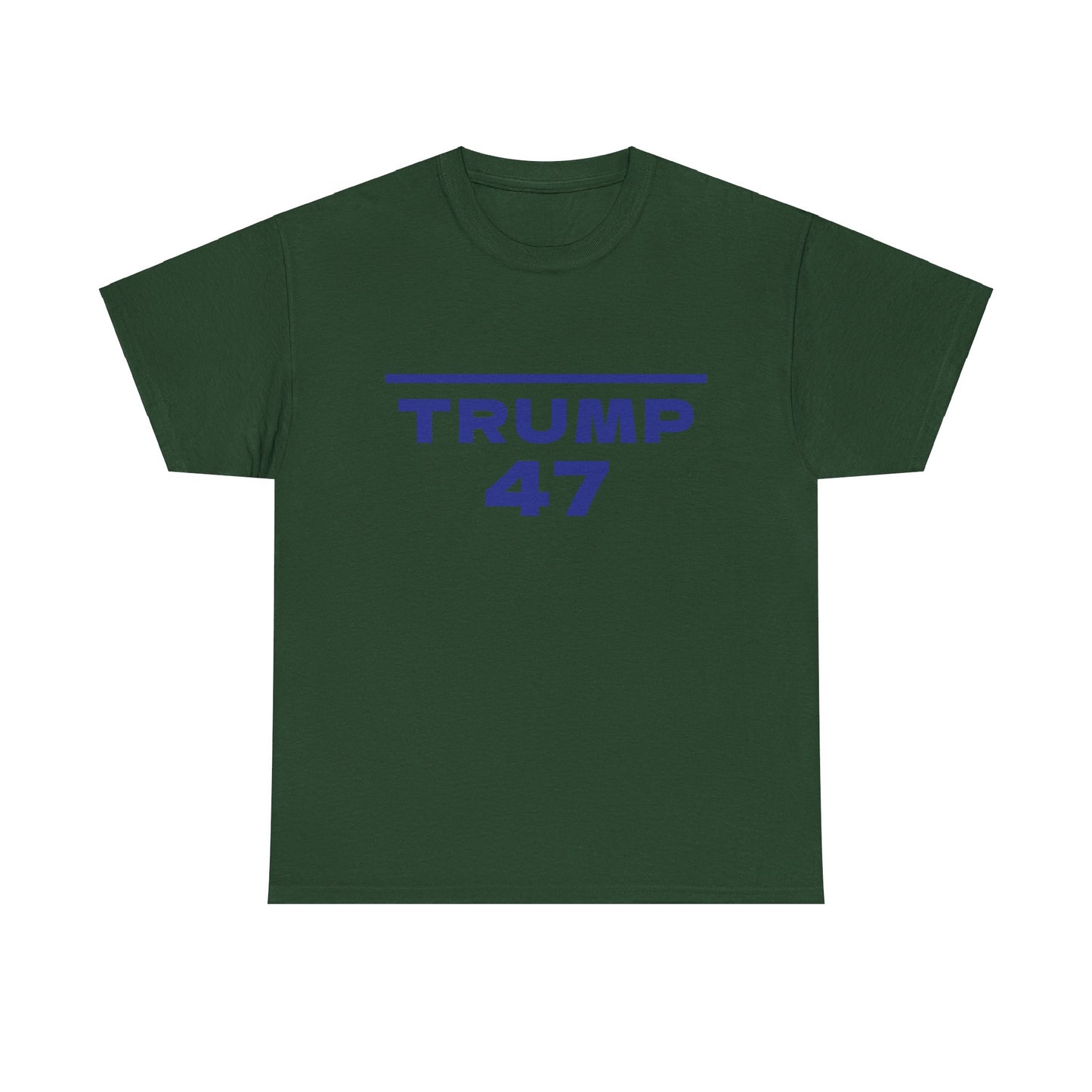 Trump 47 Unisex Cotton Print T-Shirt - Blue