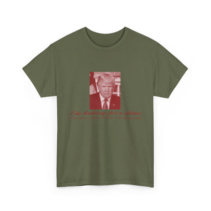 I'm Looking For A Man In Finance Trump Unisex Cotton Print T-Shirt - Red