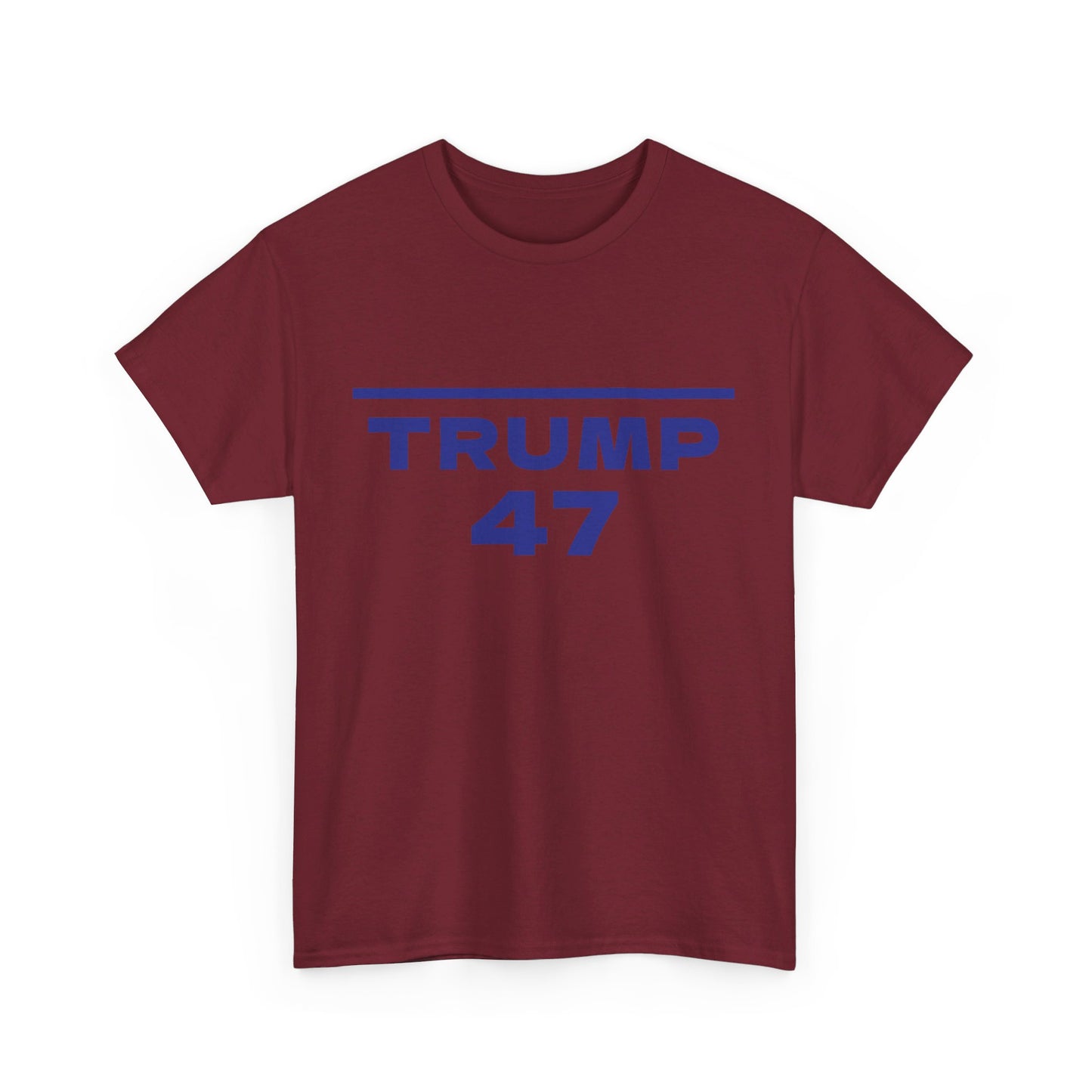 Trump 47 Unisex Cotton Print T-Shirt - Blue