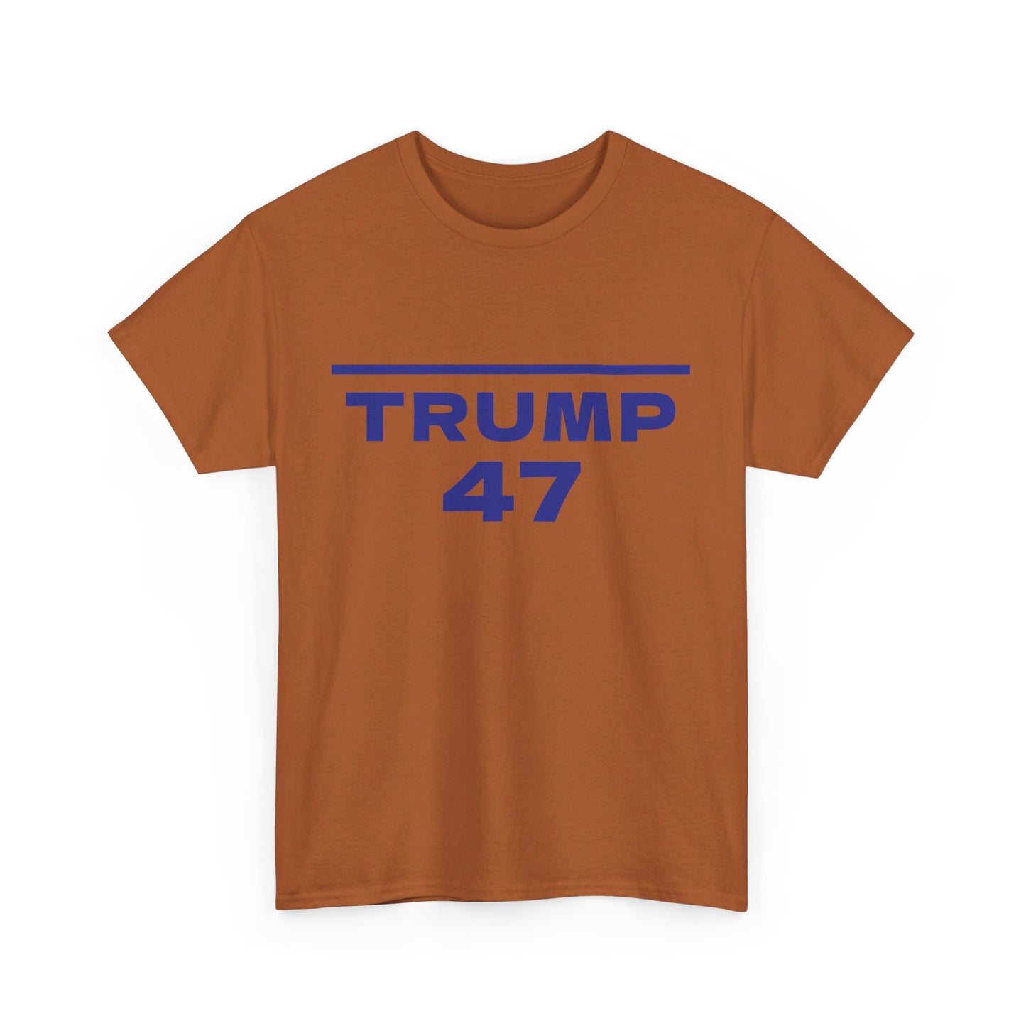 Trump 47 Unisex Cotton Print T-Shirt - Blue