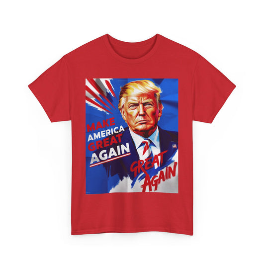 MAGA Trump Unisex Cotton Print T-Shirt - Three