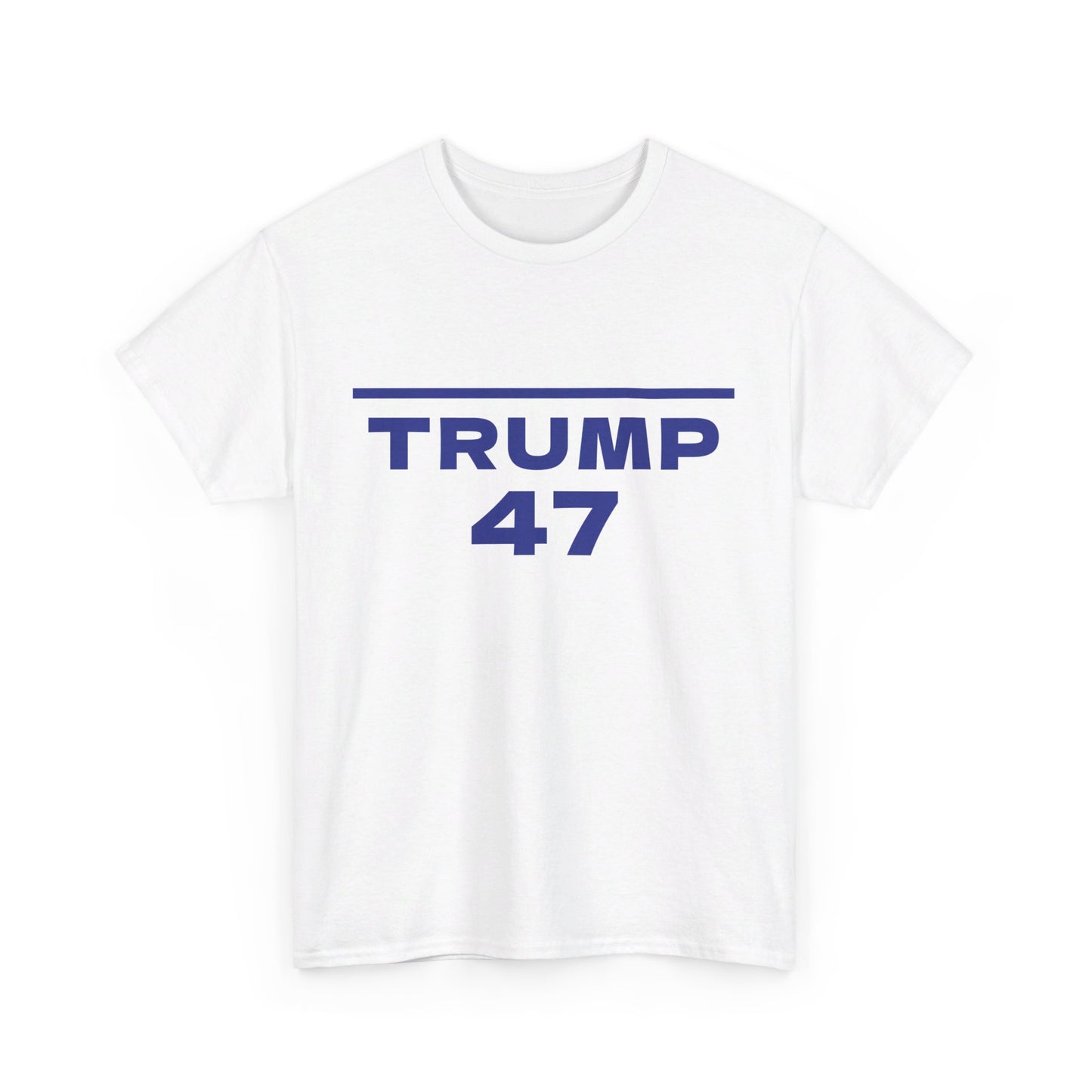 Trump 47 Unisex Cotton Print T-Shirt - Blue