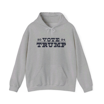 Cowboy Vote Trump Print Hooded Sweatshirt