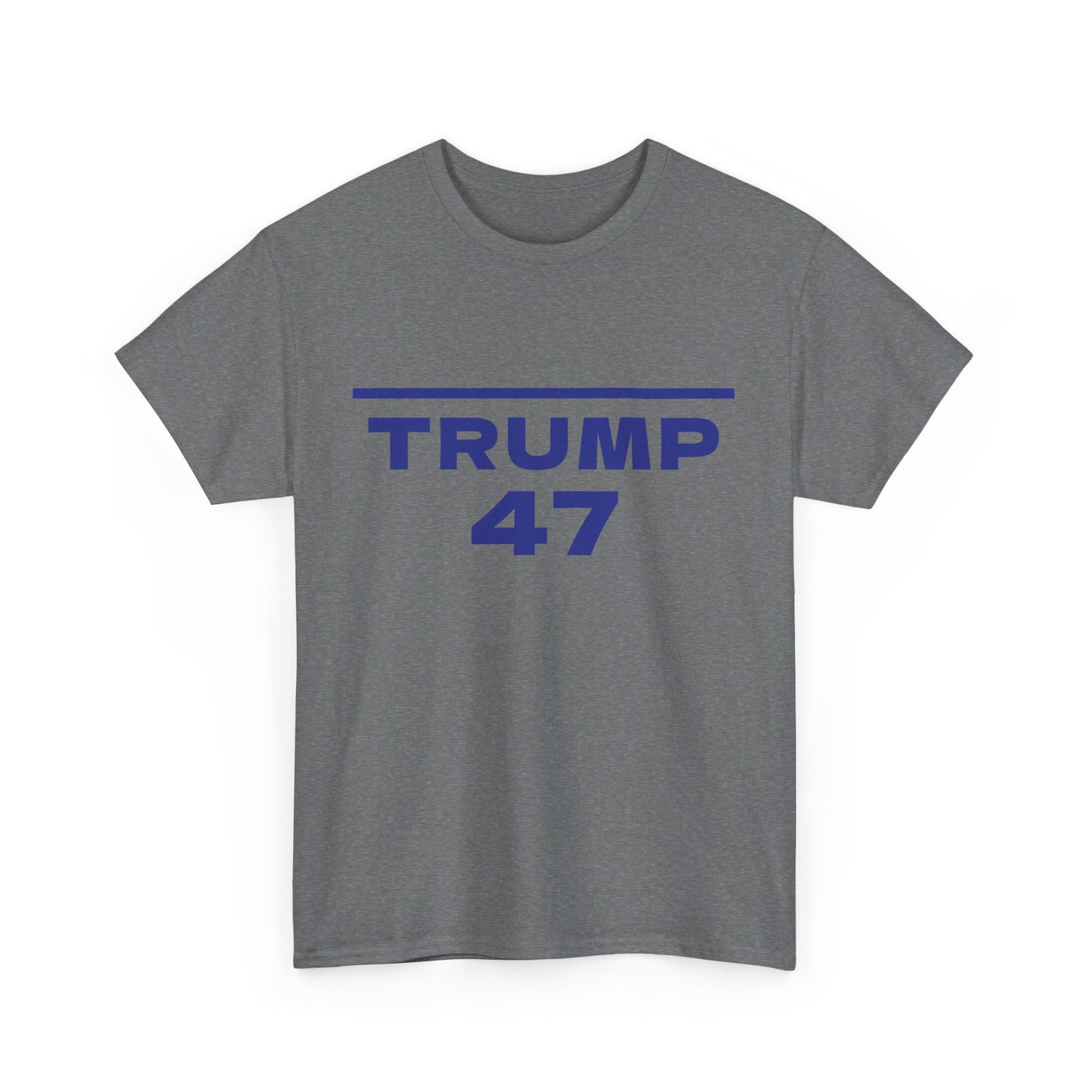 Trump 47 Unisex Cotton Print T-Shirt - Blue