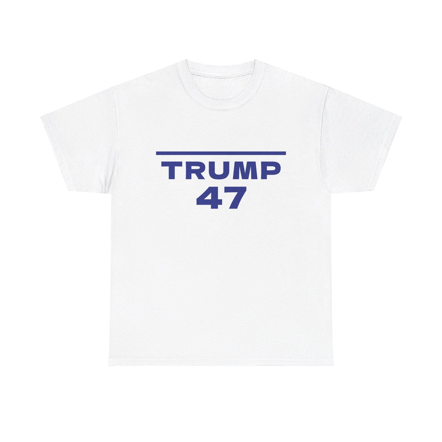 Trump 47 Unisex Cotton Print T-Shirt - Blue