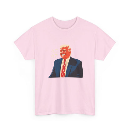 Trump 45 & 47 Unisex Cotton Print T-Shirt - Color