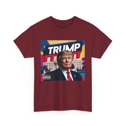 Album Cover Trump Unisex Cotton Print T-Shirt