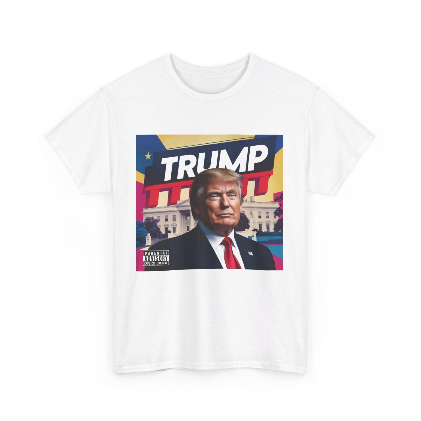 Album Cover Trump Unisex Cotton Print T-Shirt