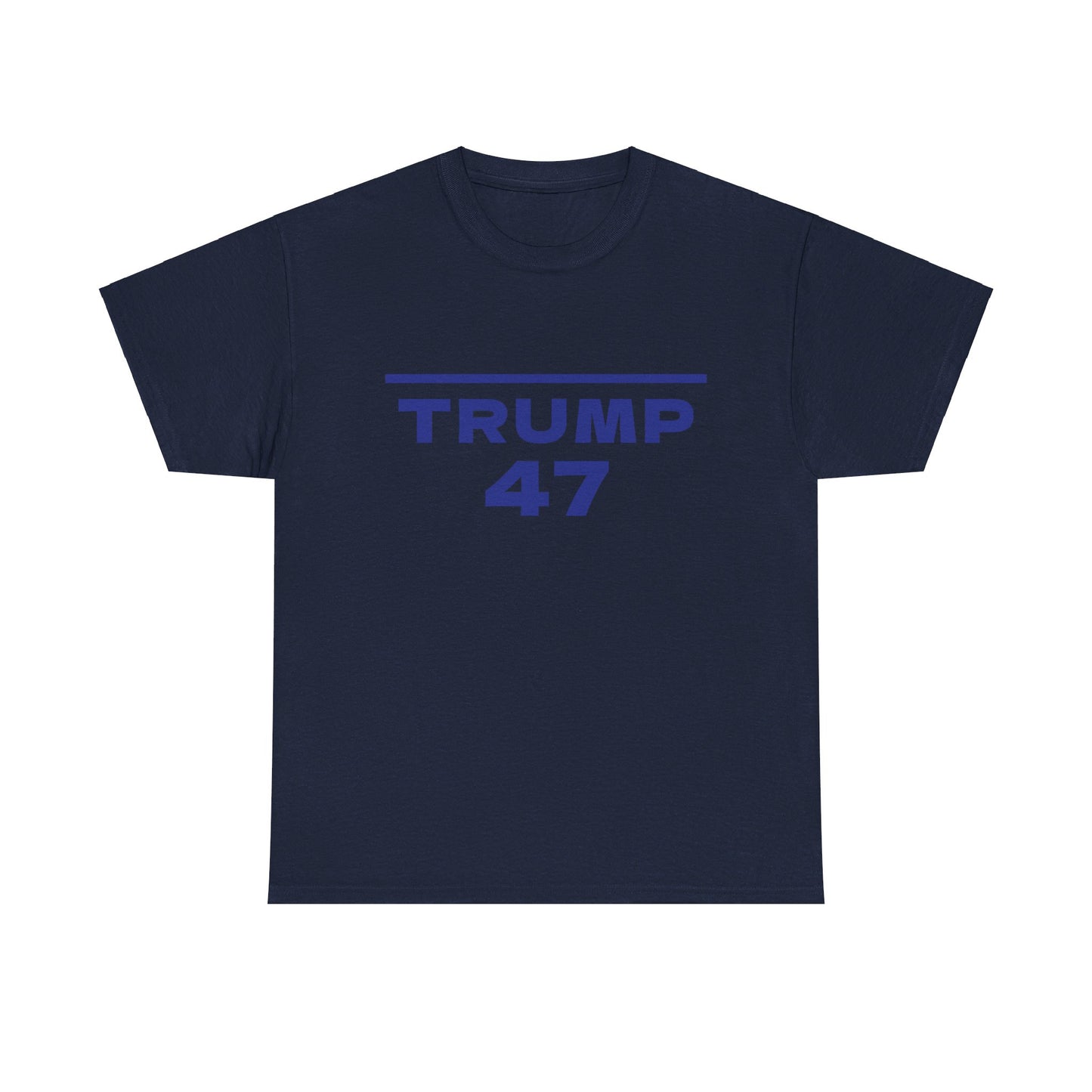 Trump 47 Unisex Cotton Print T-Shirt - Blue