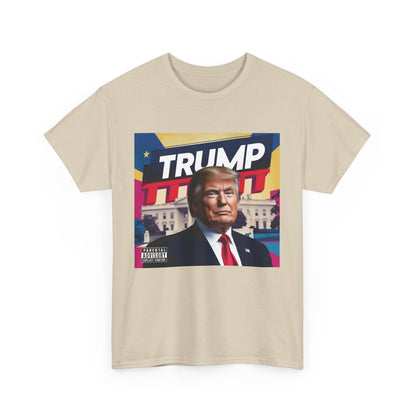 Album Cover Trump Unisex Cotton Print T-Shirt