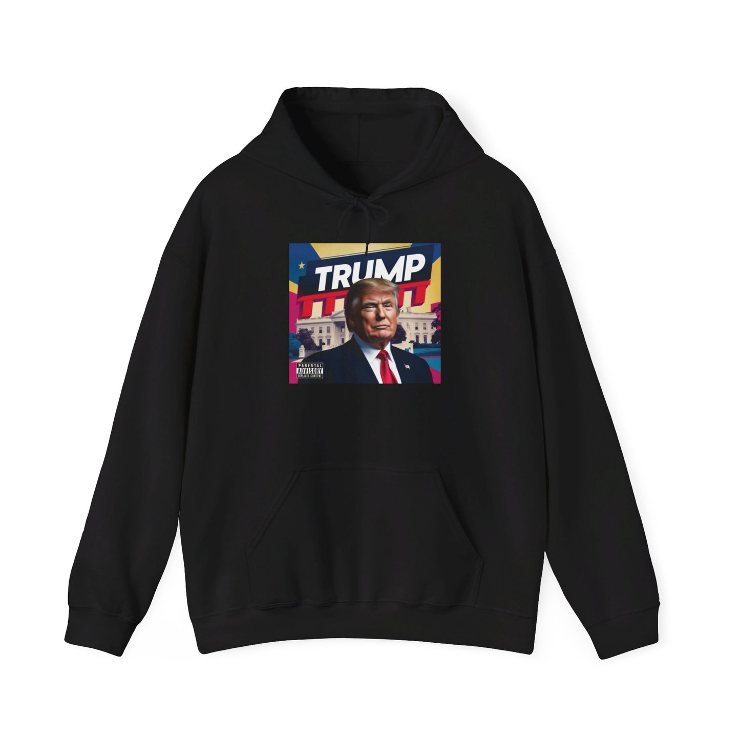 Album Cover Trump Unisex Print Hooded Sweatshirt