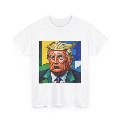 Cubist Trump Unisex Cotton Print T-Shirt