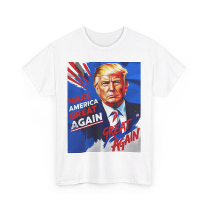 MAGA Trump Unisex Cotton Print T-Shirt - Three